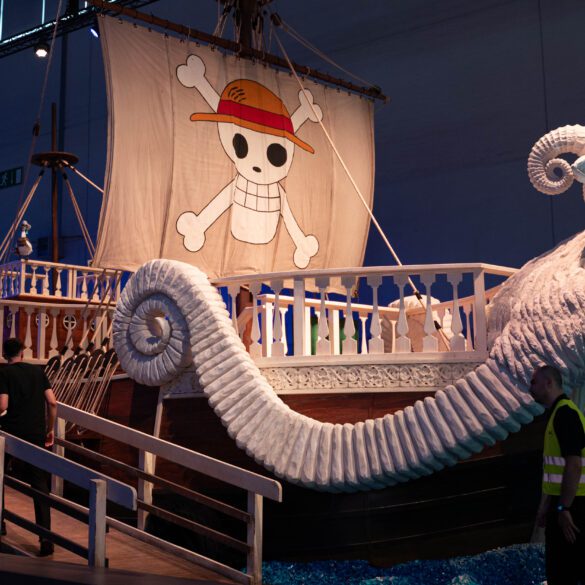 Ein Schiff im Look von One Piece